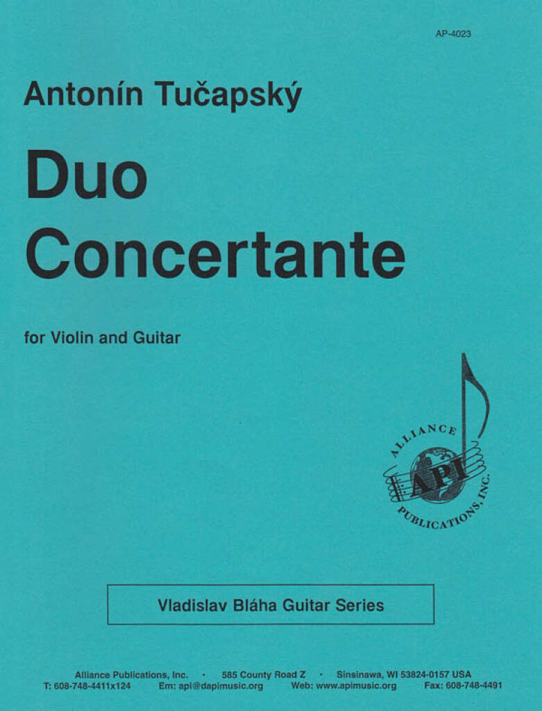 Duo Concertante For Violin And Guitar